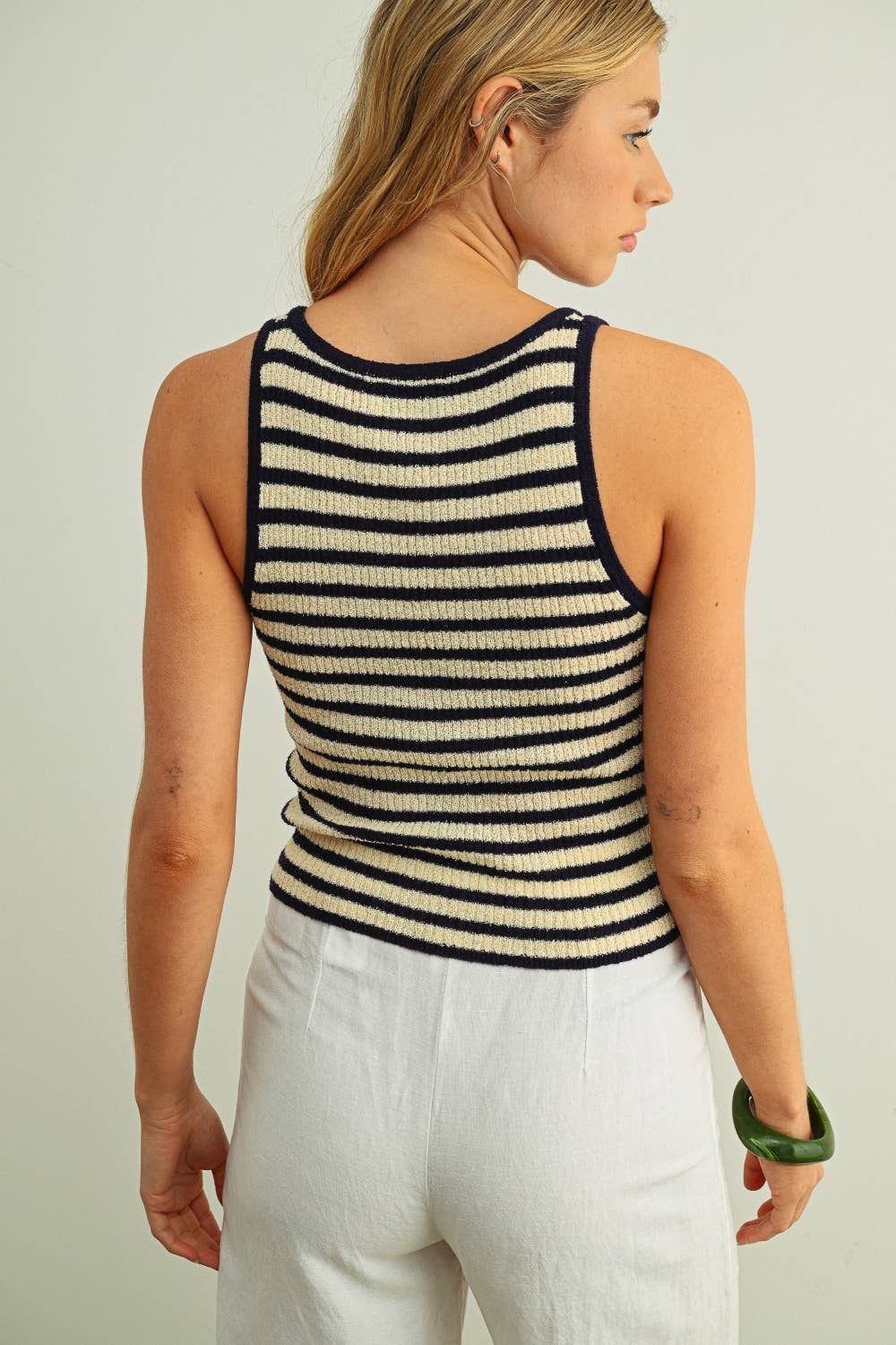 Striped Summer Knit Tank