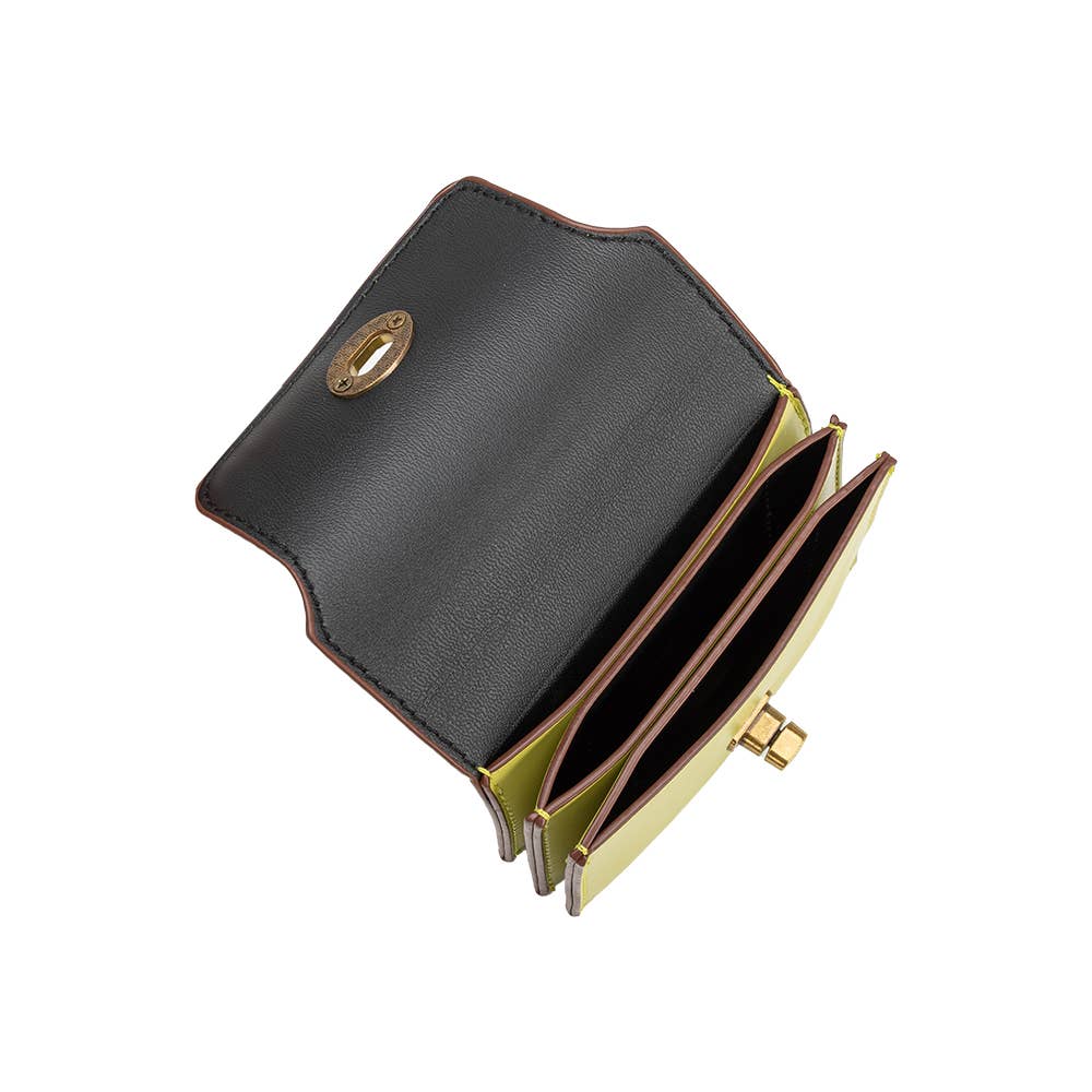 Tara Green Vegan Card Case Wallet