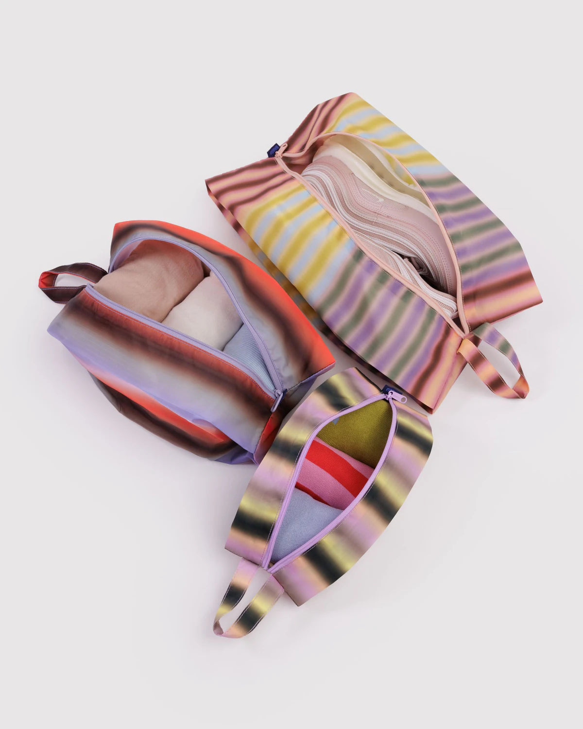 3D Zip Set - Gradient Stripes