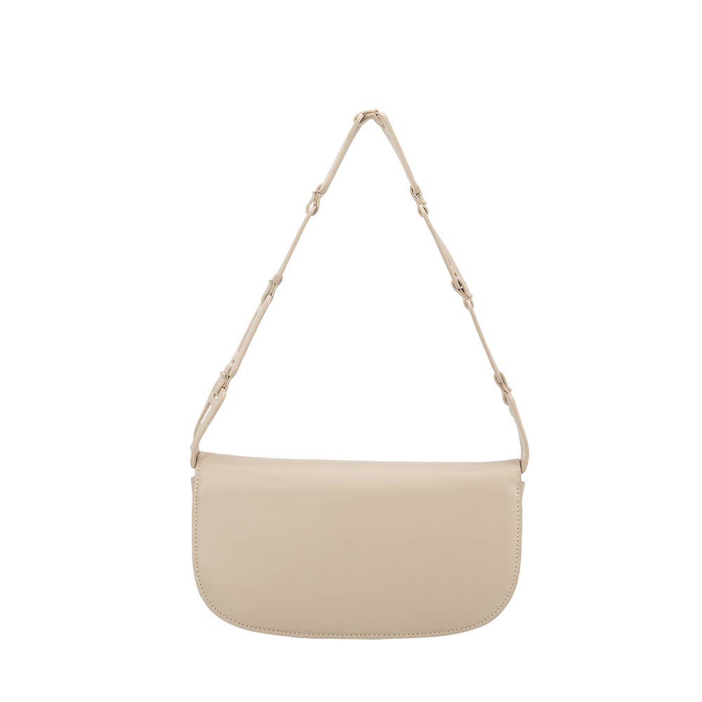 Inez Bone Recycled Vegan Shoulder Bag