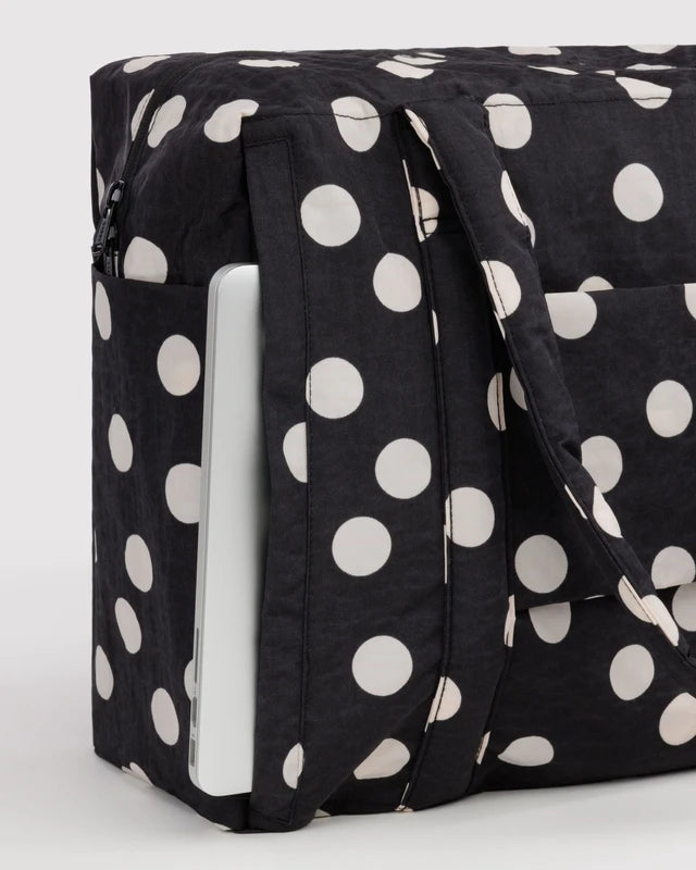 Cloud Carry-On - Black And Cream Polka Dot