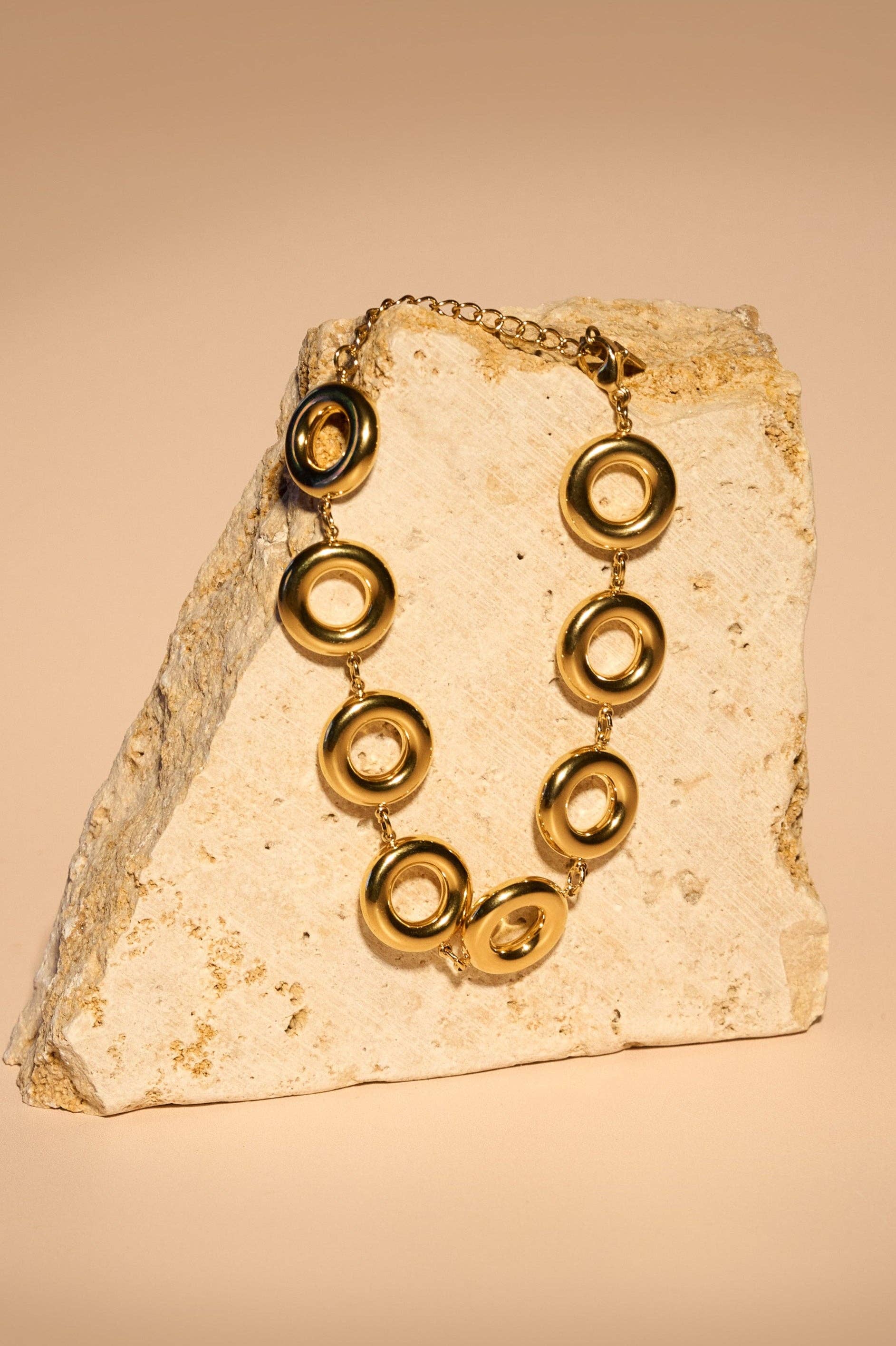 Looped In Bracelet - 18K Gold Plated