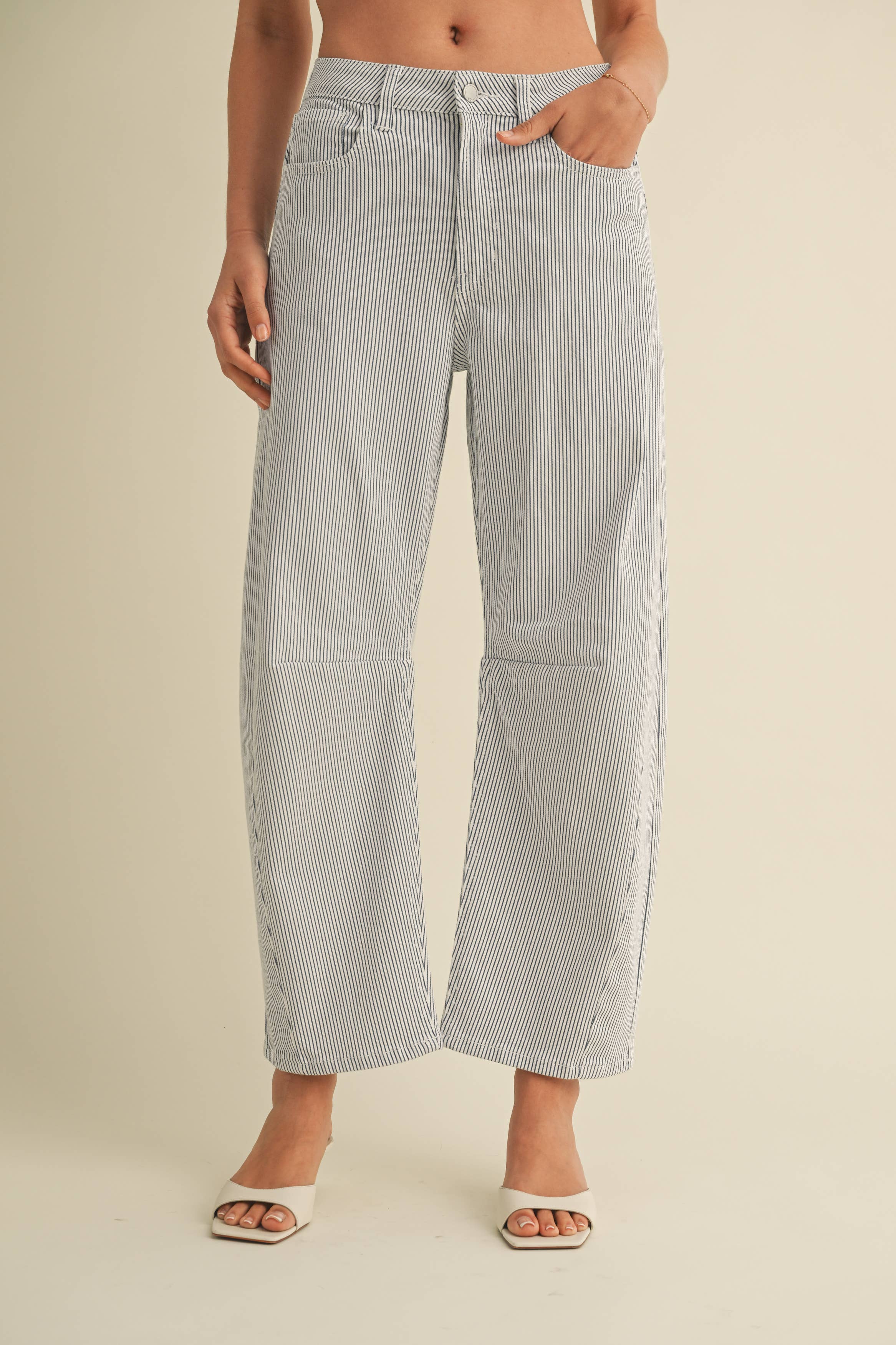 Barrel Jean - Stripe