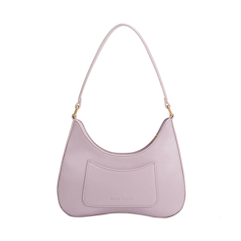 Yvonne Recycled Vegan Shoulder Bag in Lilac