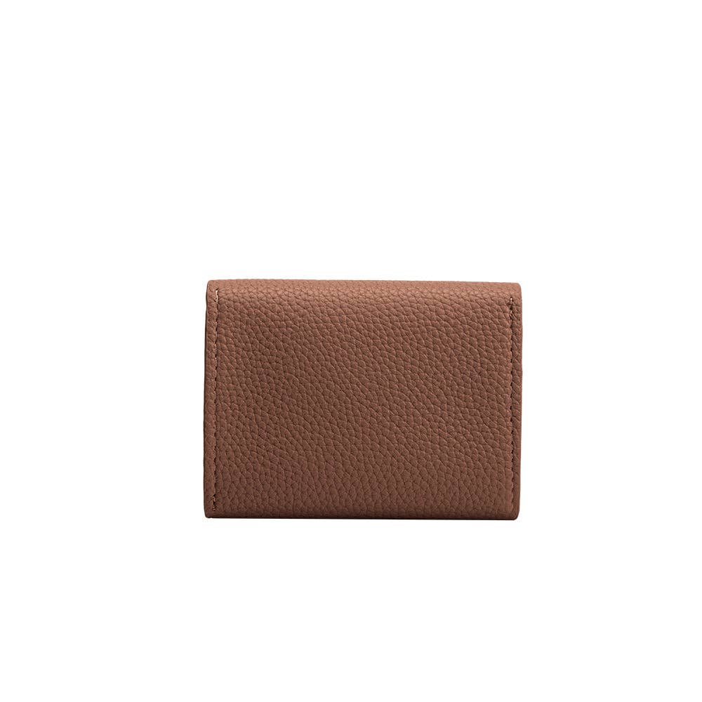 Rita Nutmeg Vegan Leather Card Case Wallet