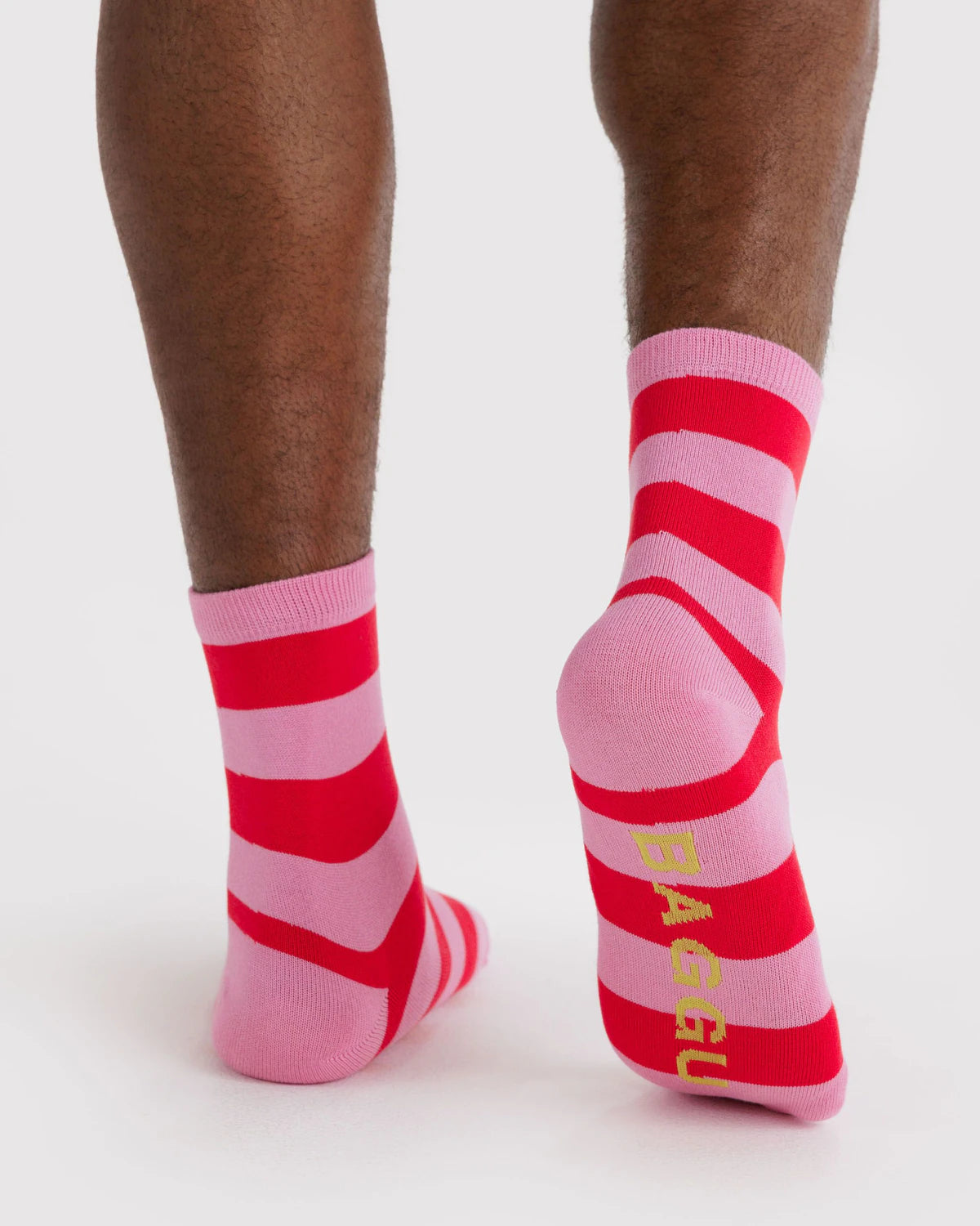 Crew Socks - Pink Stripe