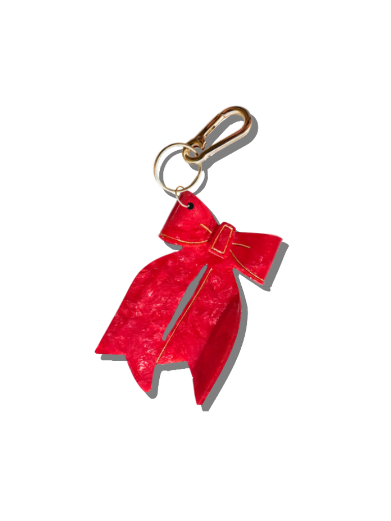 Hand-painted Bow Charm + Keychain