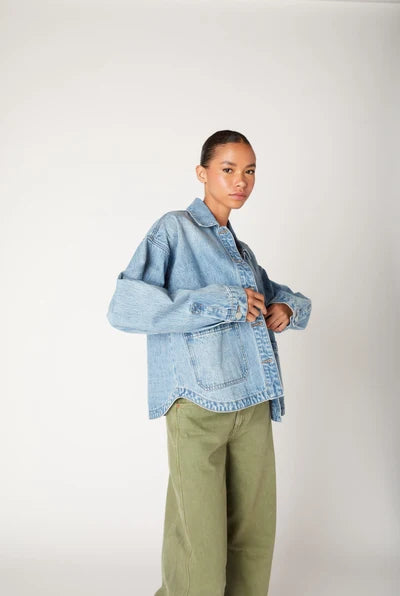 Together Again Denim Shacket