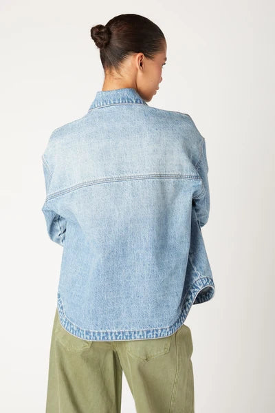 Together Again Denim Shacket