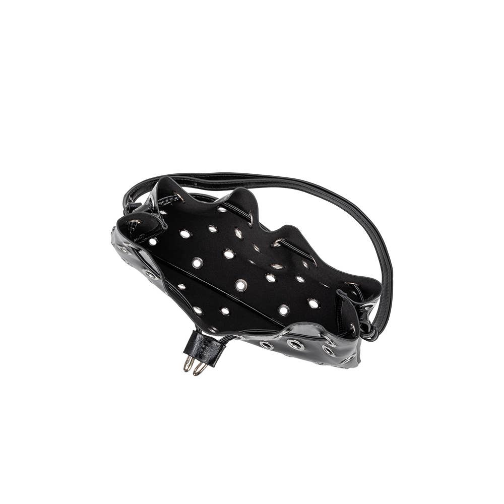 Paloma Black Recycled Vegan Shoulder Bag