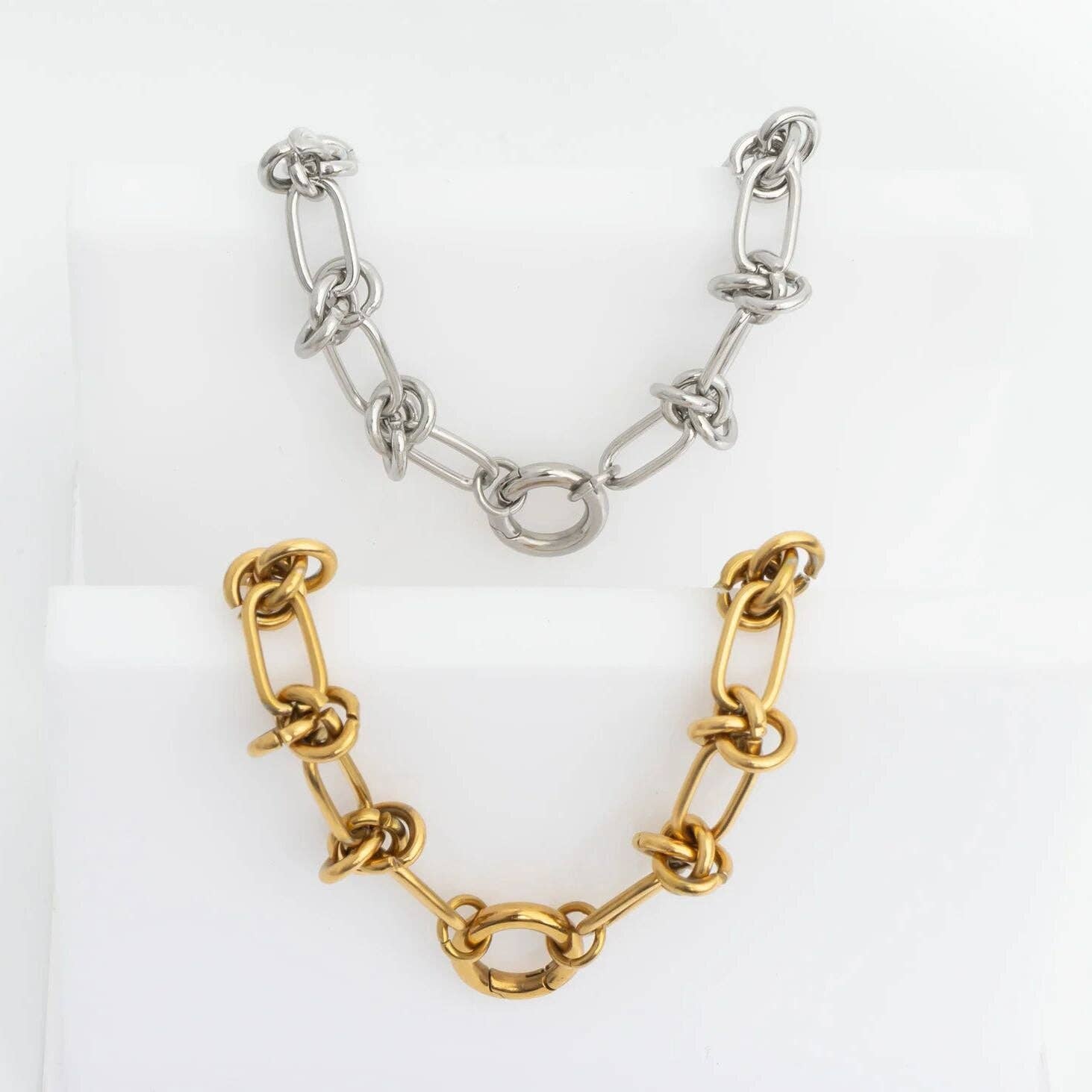 Knotted Chain Bracelet