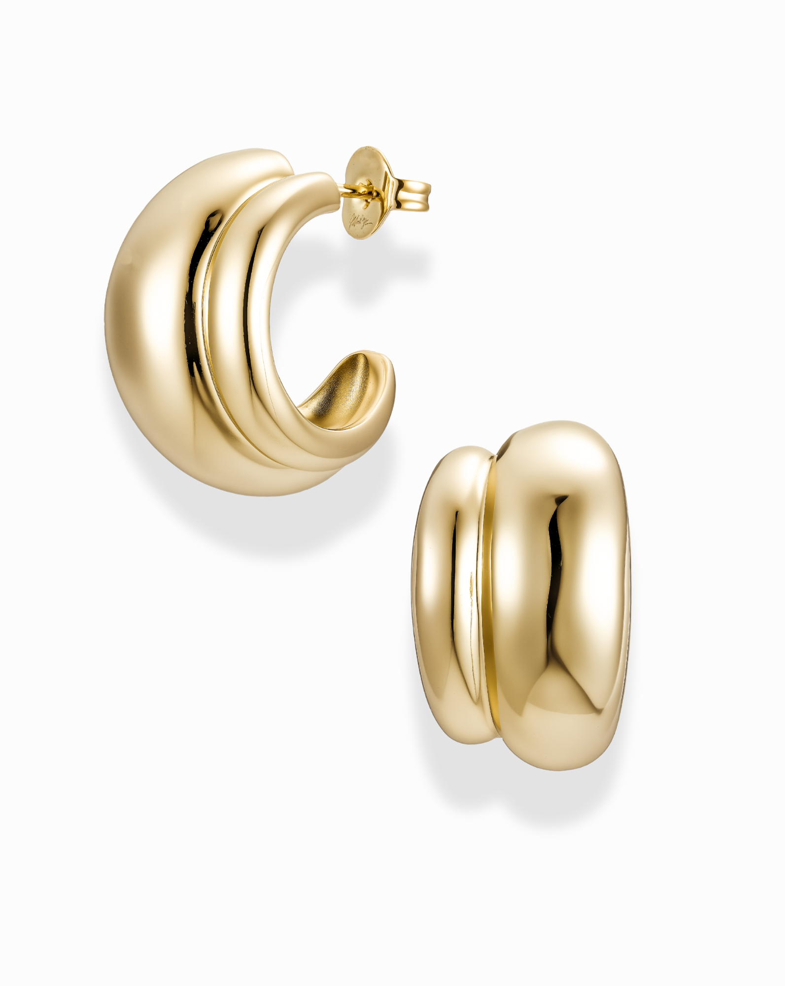 Grande Sofie Volume Hoops - Gold