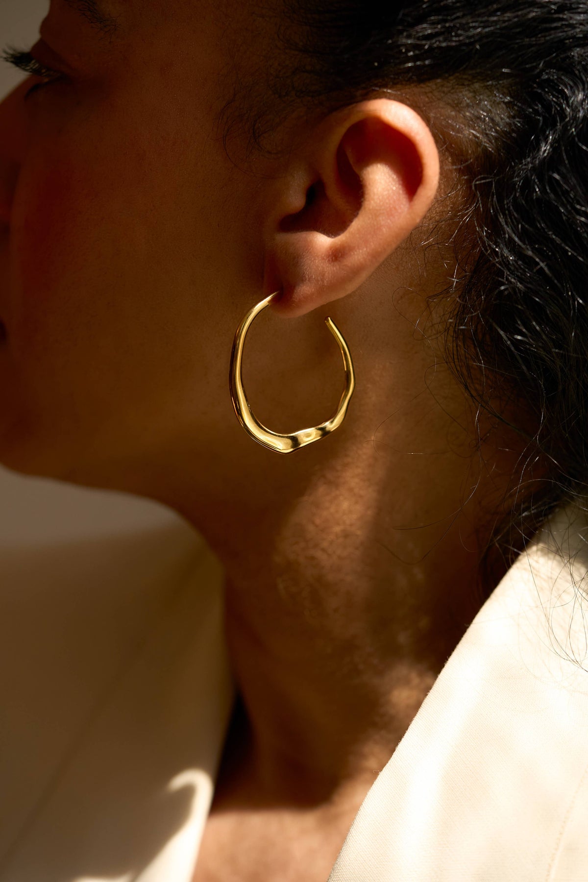 Oliver Hoops - Stainless Steel & Gold Plated