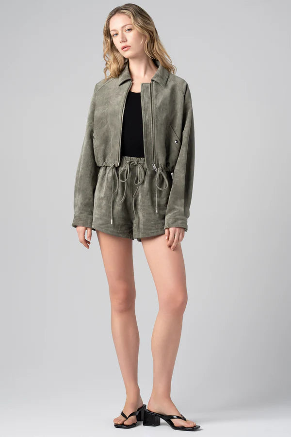 Desert Sage Suede Jacket