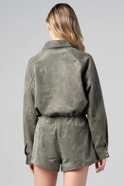 Desert Sage Suede Jacket