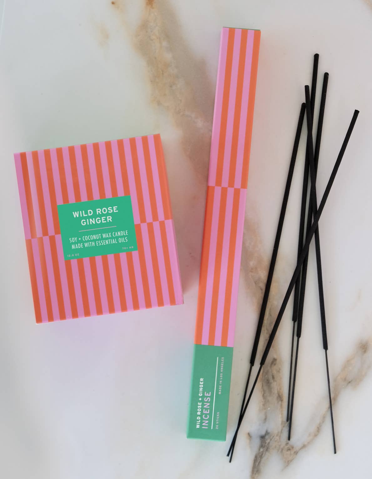 Wild Rose + Ginger Incense