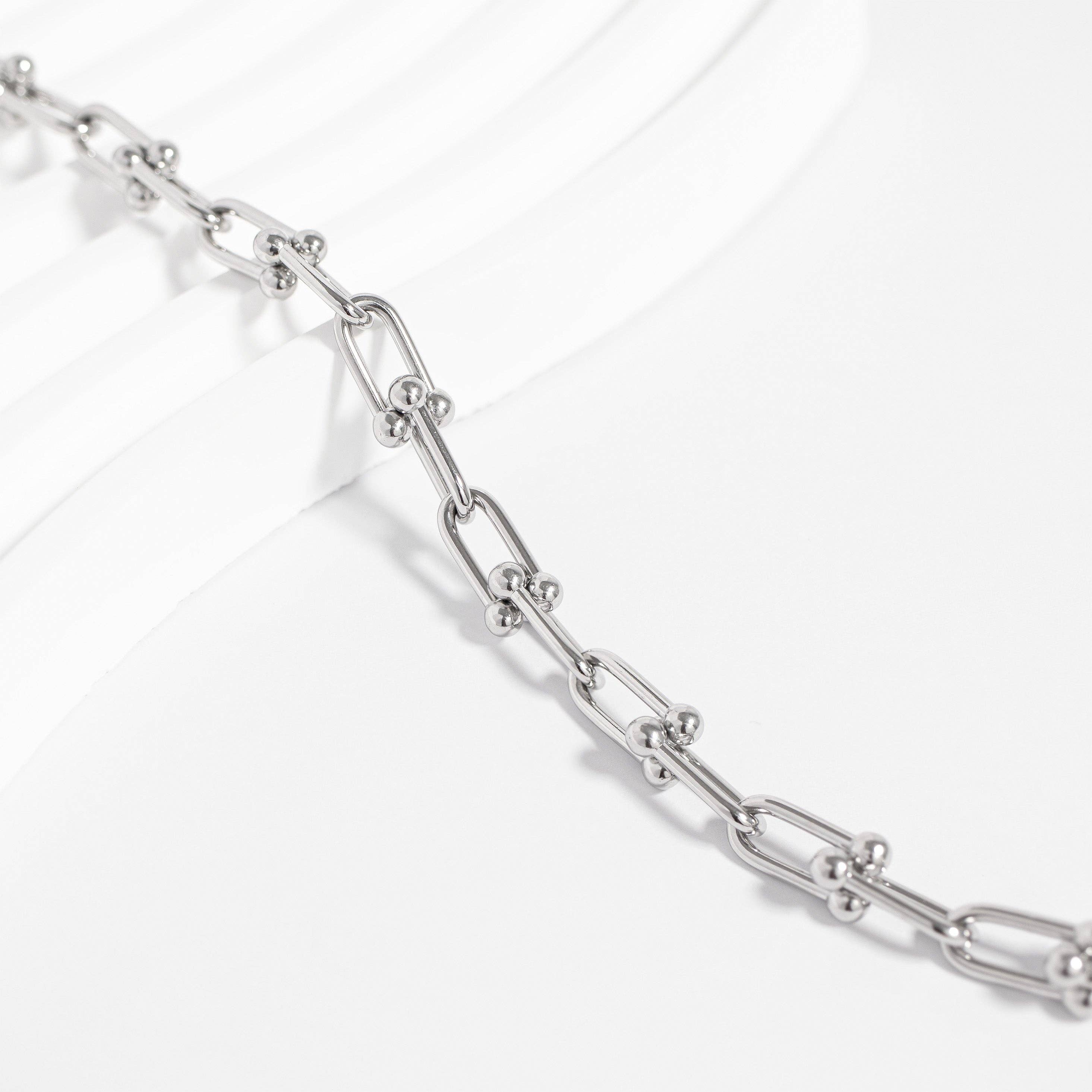 Stainless Steel Hardware Chain Necklace