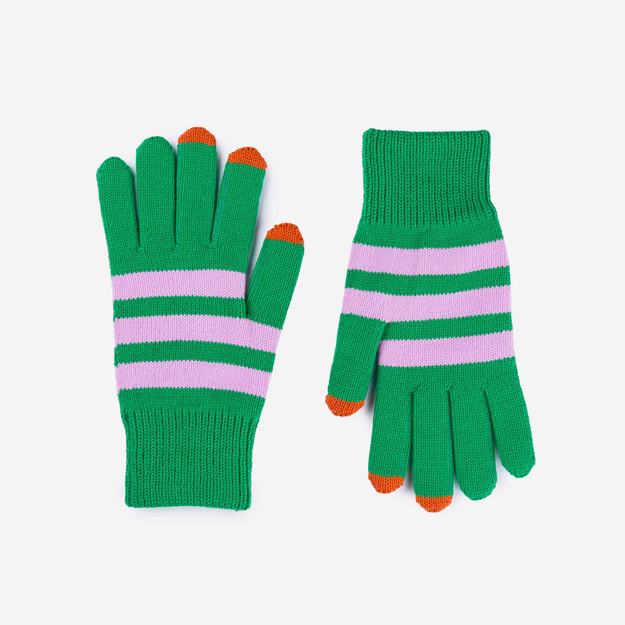 Stripe Touchscreen Gloves