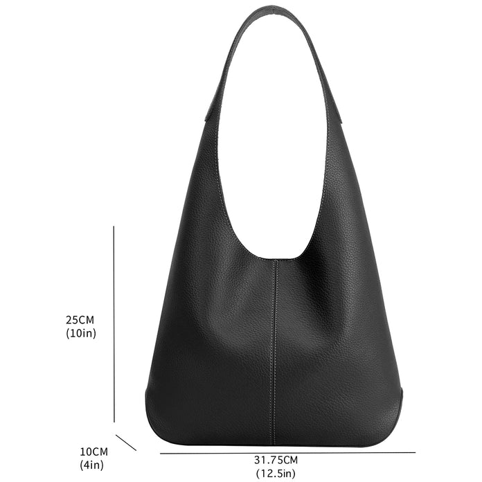 Kenya Black Recycled Vegan Shoulder Bag