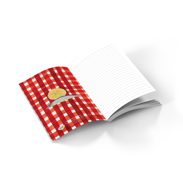 Tinned Fish Soft Touch Notebook