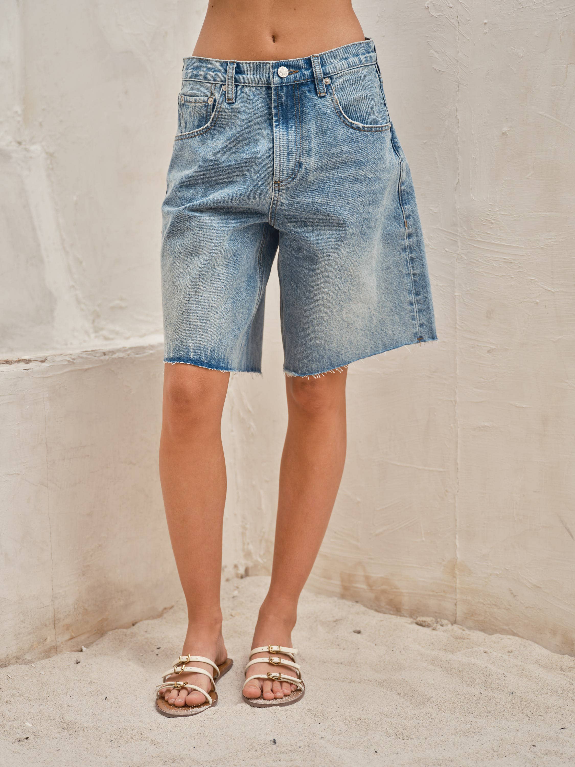 Bermuda Denim Shorts