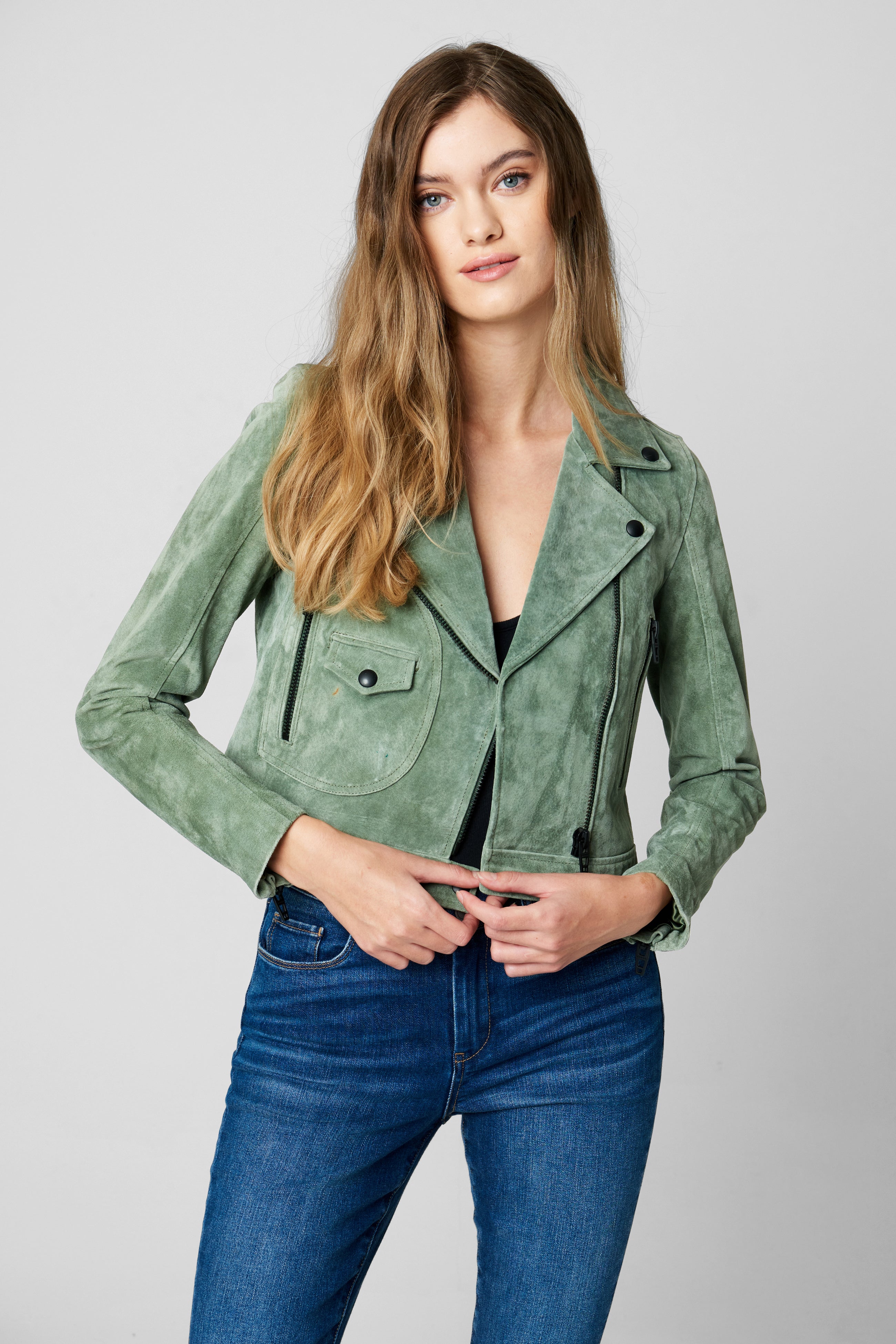 Basil Suede Jacket