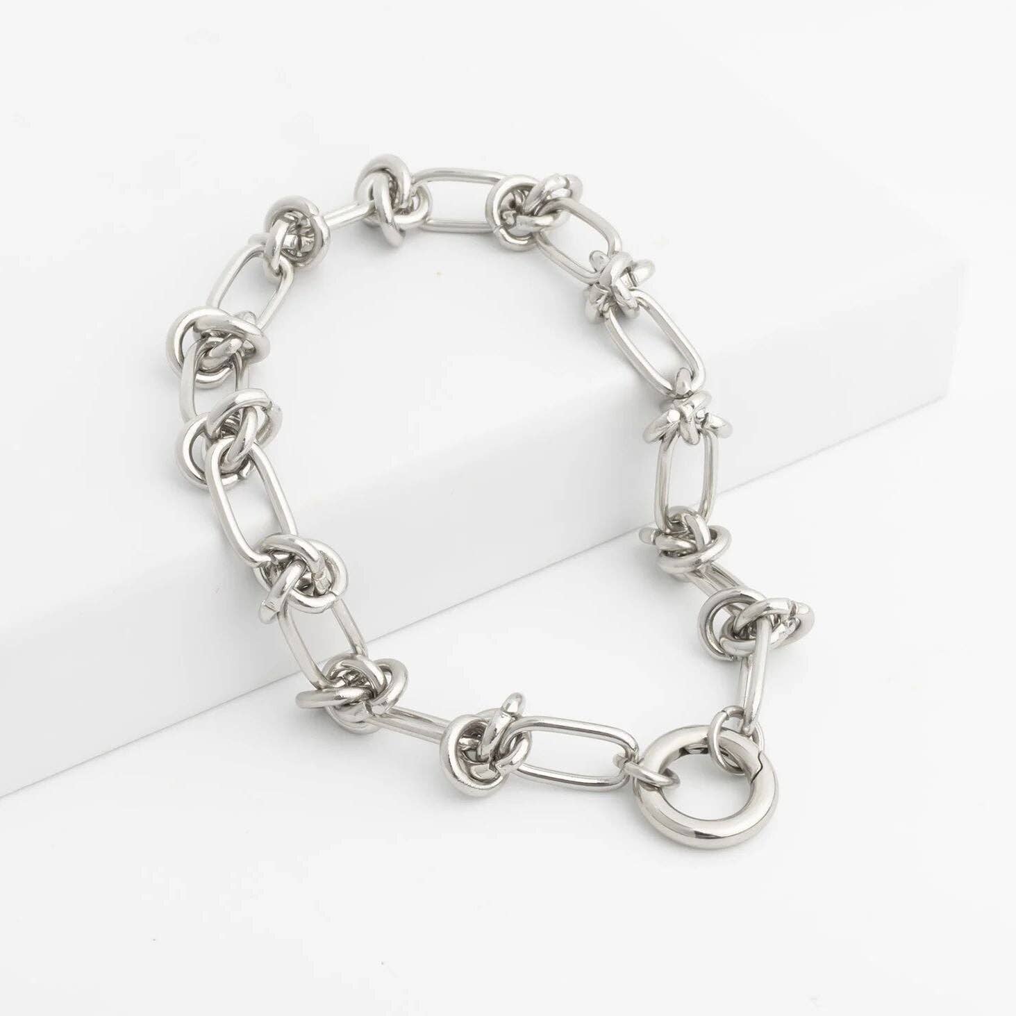 Knotted Chain Bracelet