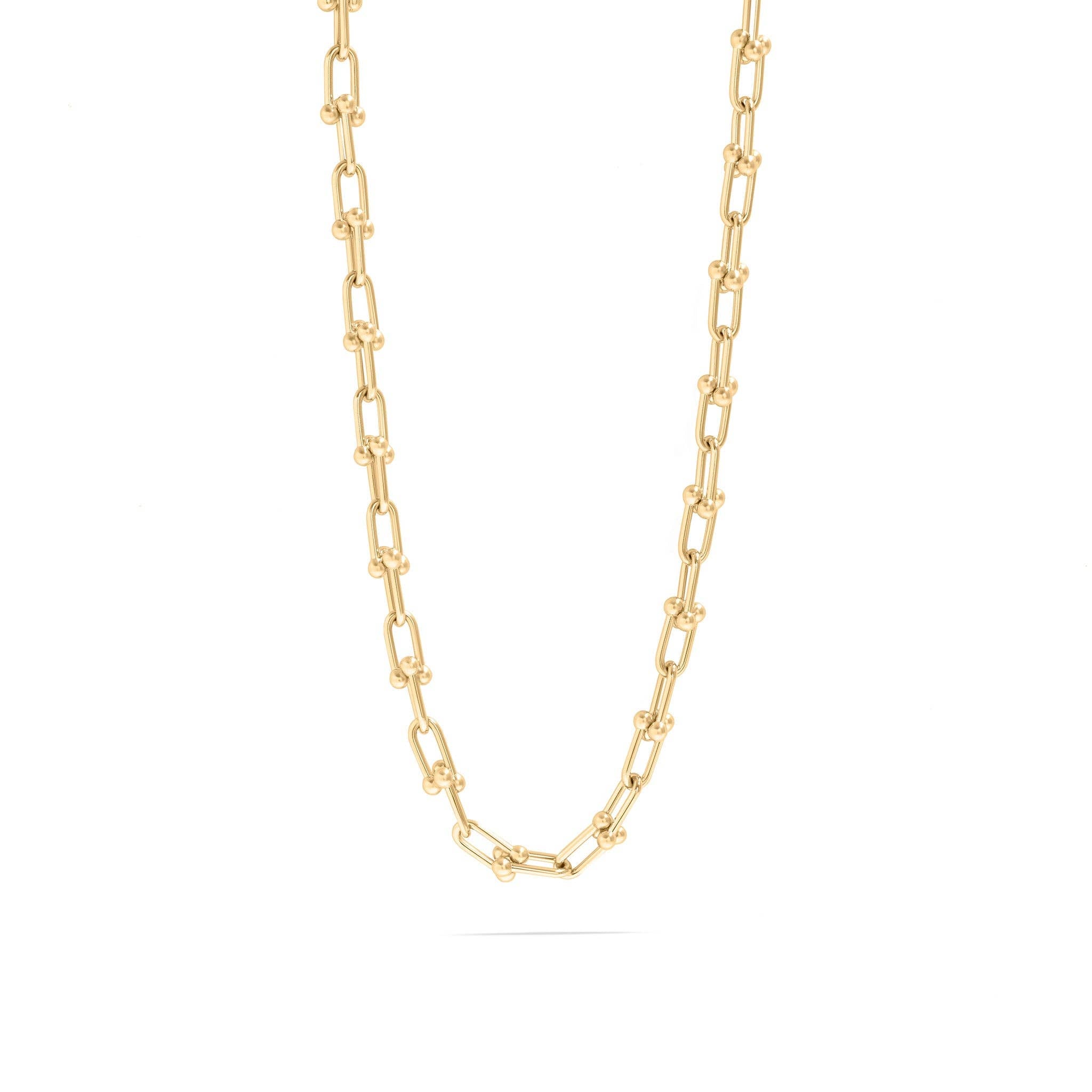 18K Gold Plated Hardware Chain Necklace