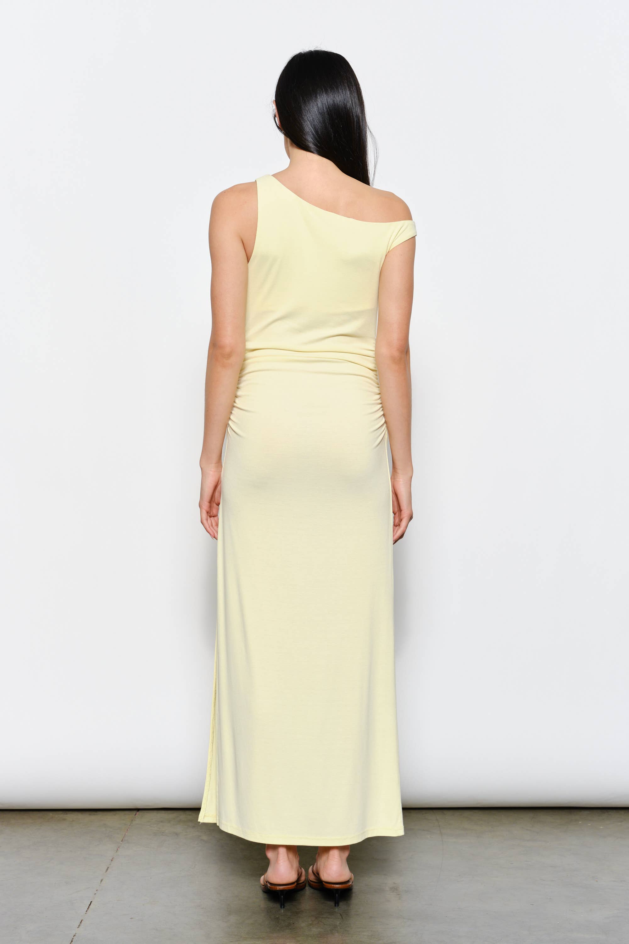 Olivia Orchid Off The Shoulder Dress
