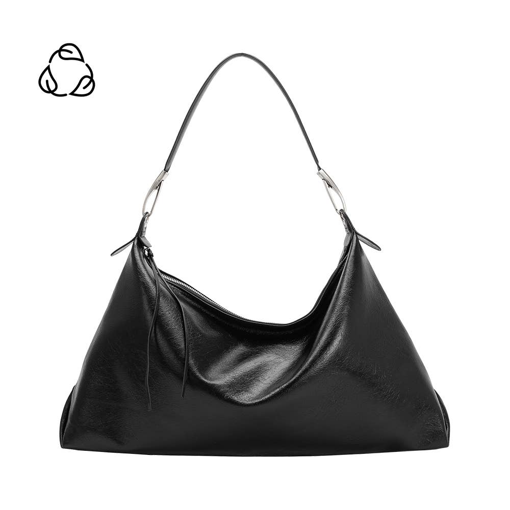 Melie Bianco - Charlie Espresso Recycled Vegan Shoulder Bag