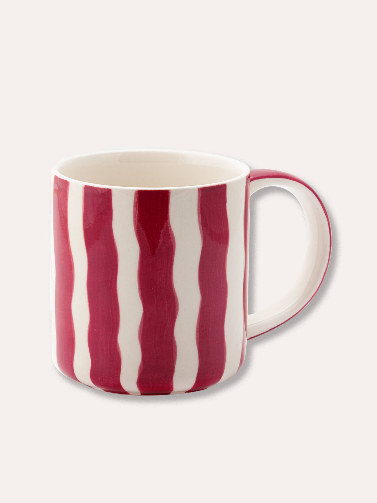 Mug Stripes - tramonto red 