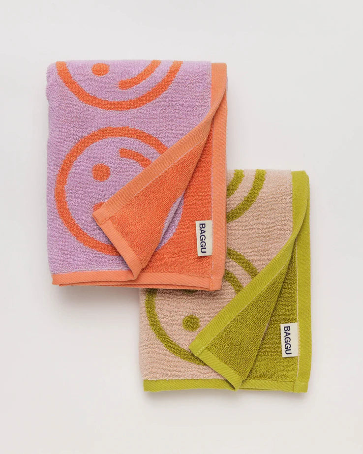 Hand Towel Set - Happy Lilac Ocre