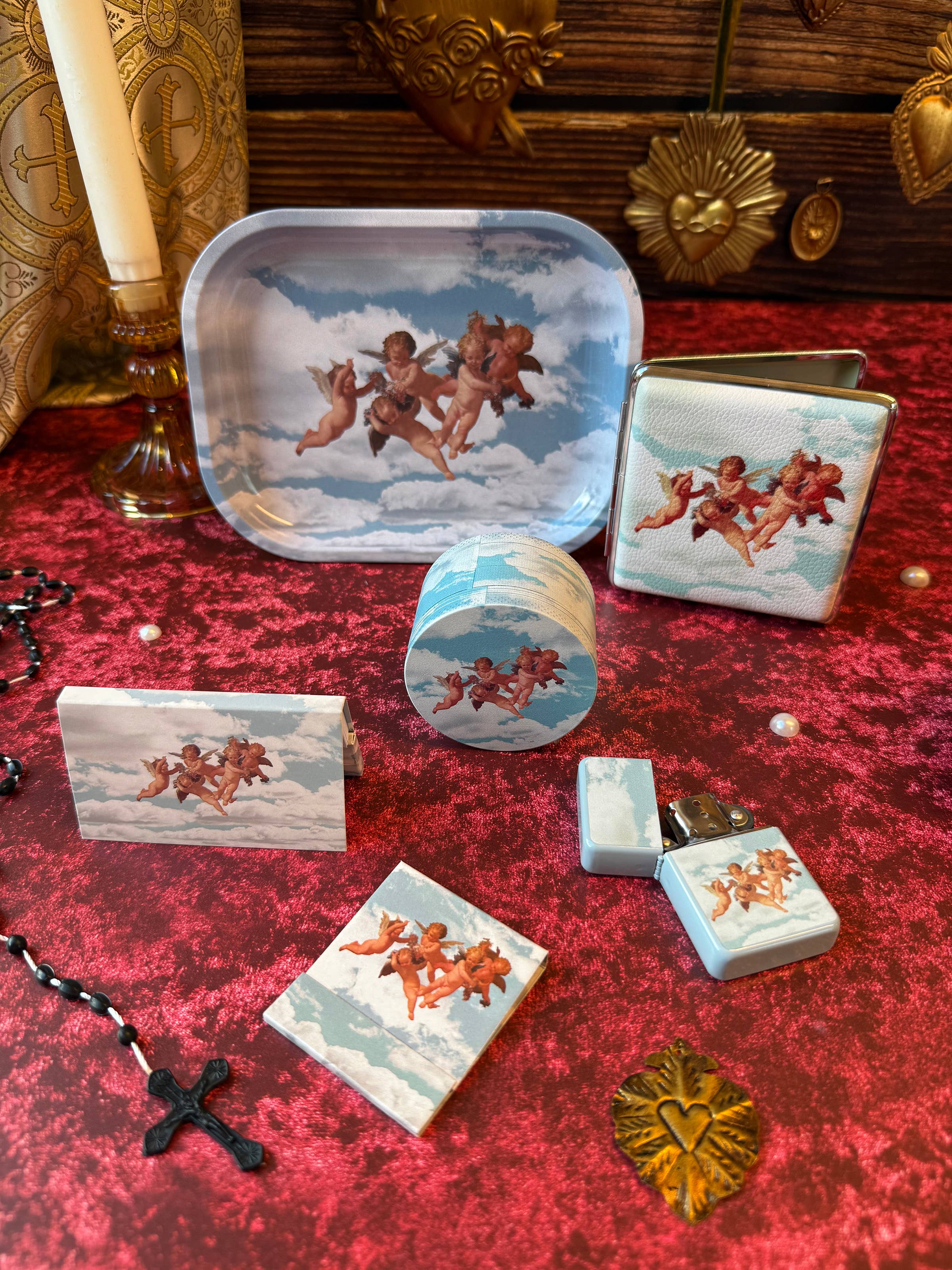 Cherub Ash Tray Keychain