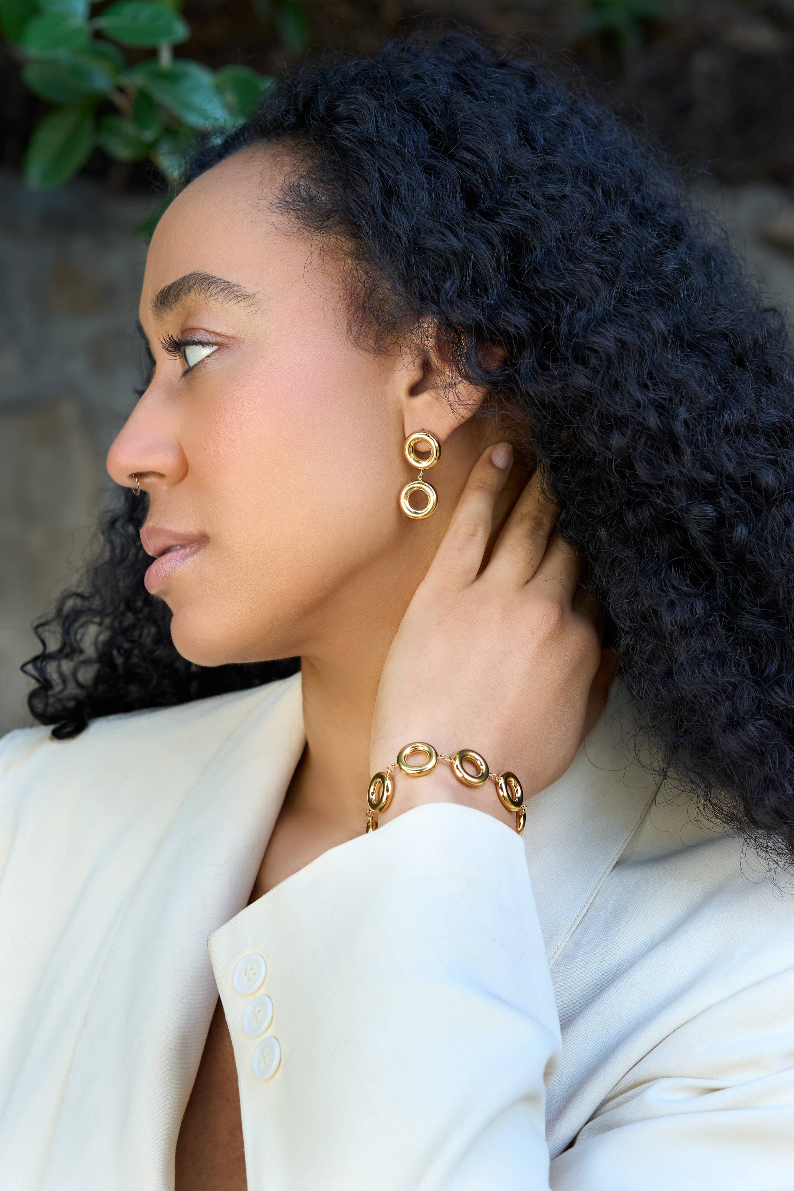 Looped In Bracelet - 18K Gold Plated