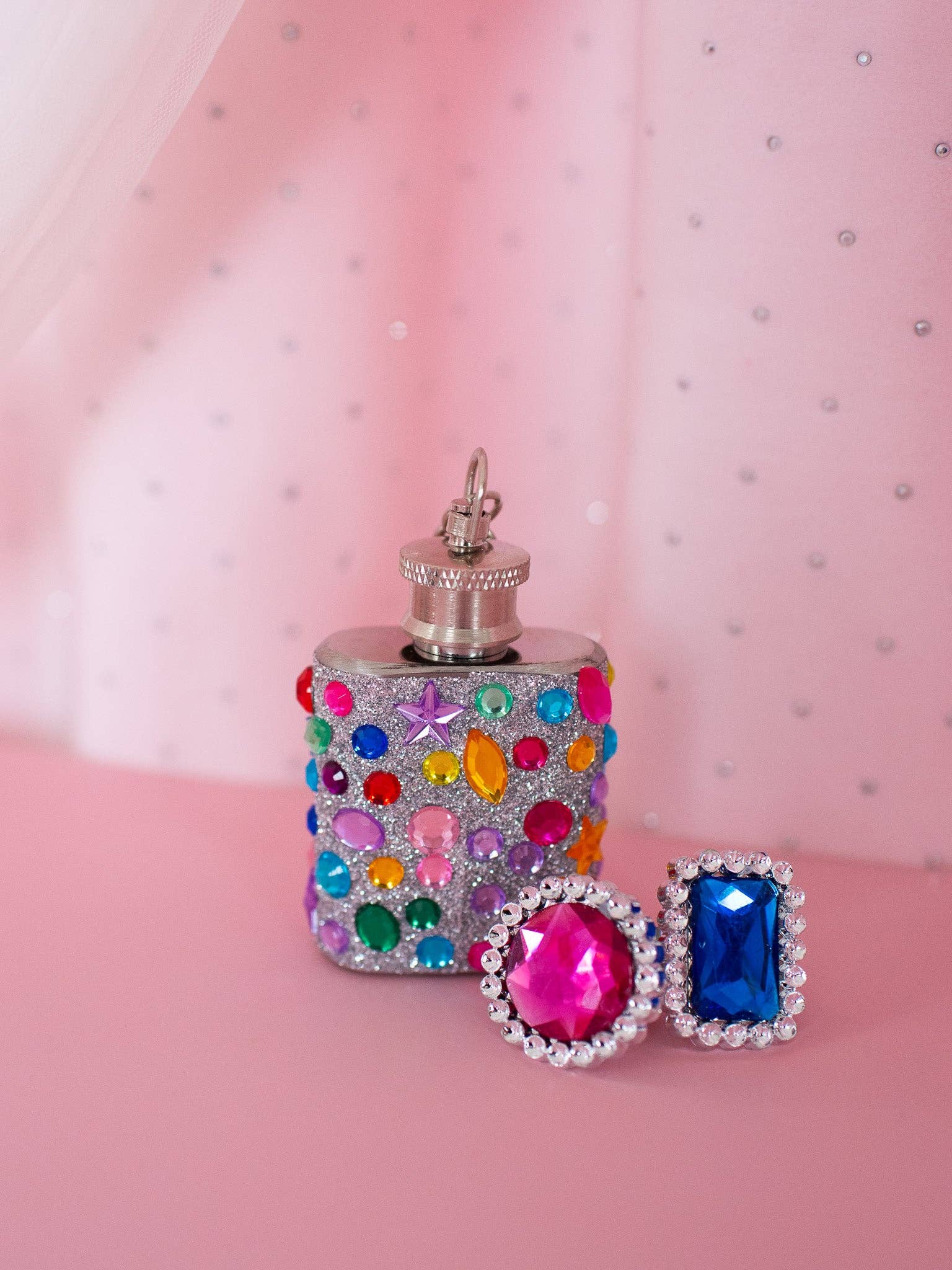 Pretty Pretty Princess Mini Flask Keychain 