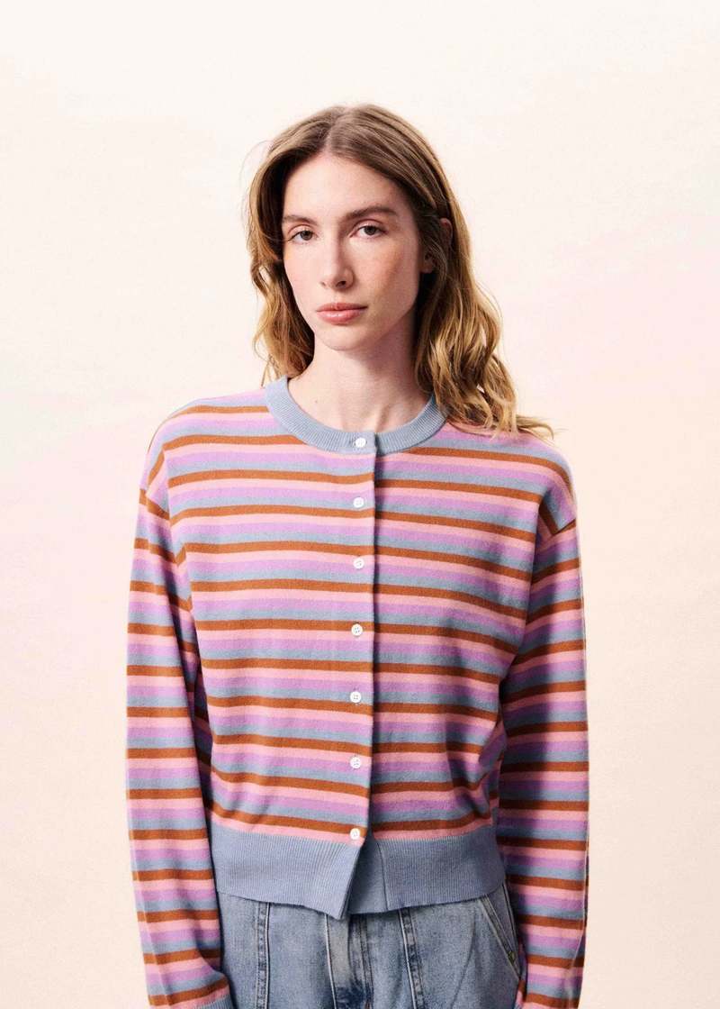 Adria Stripe Cardigan