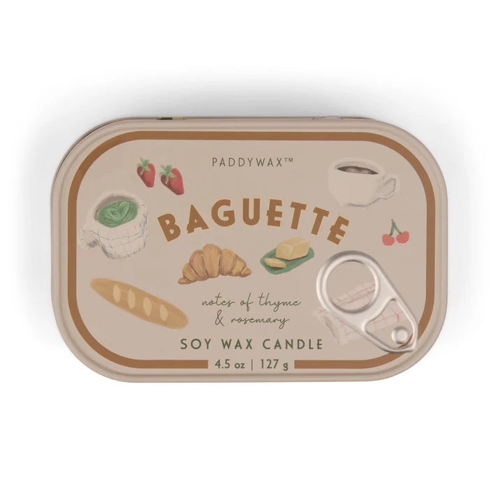 Bistro Tin Candle - Baguette