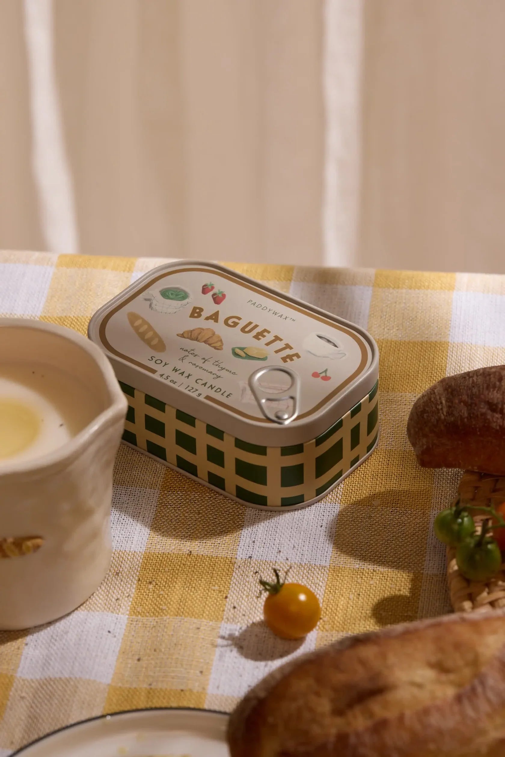 Bistro Tin Candle - Baguette