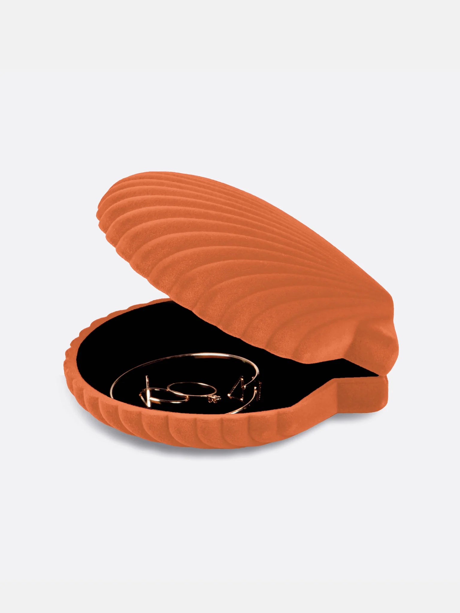 Venus Velvet Jewelry Box - Orange