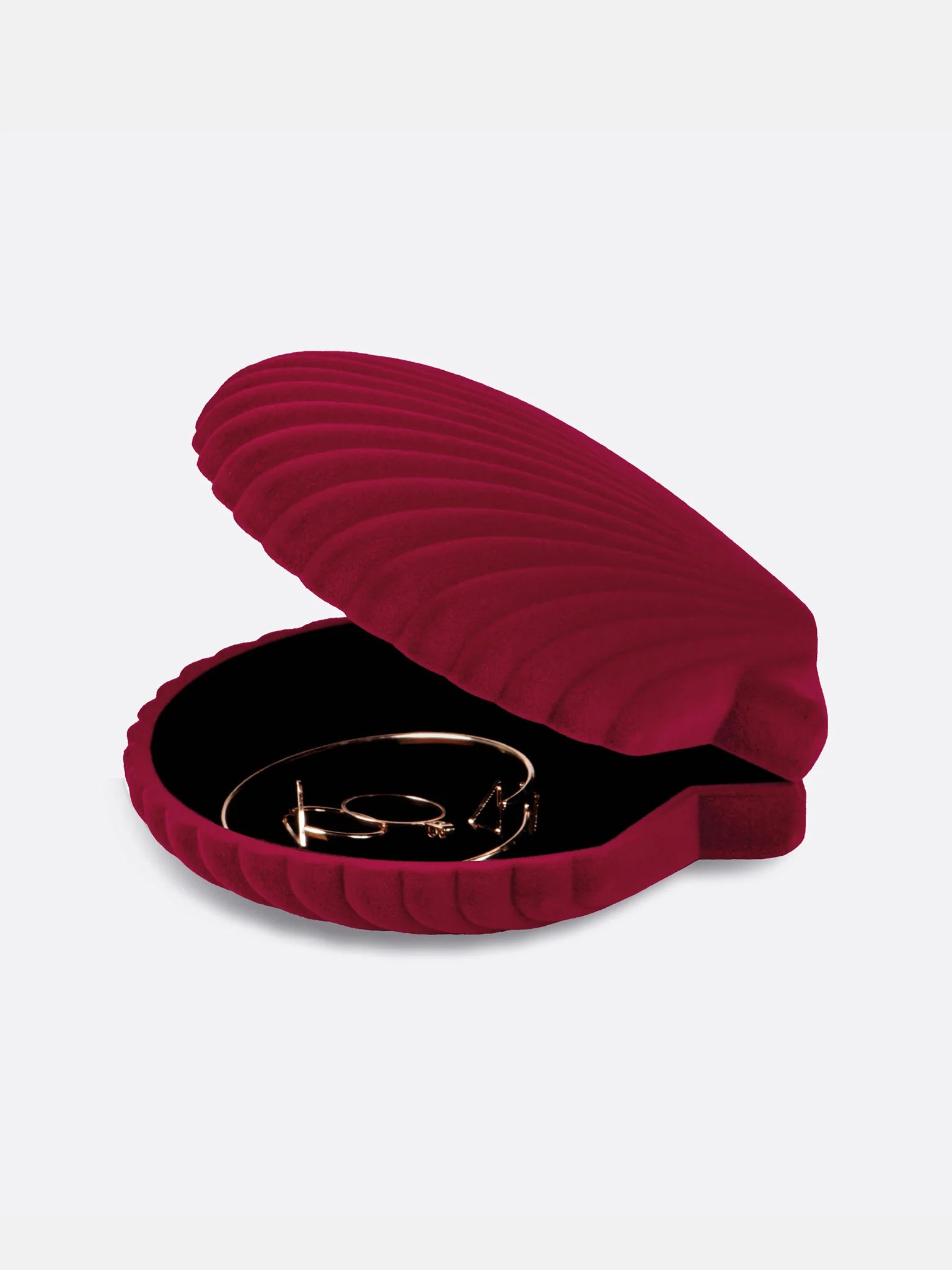 Venus Velvet Jewelry Box - Red