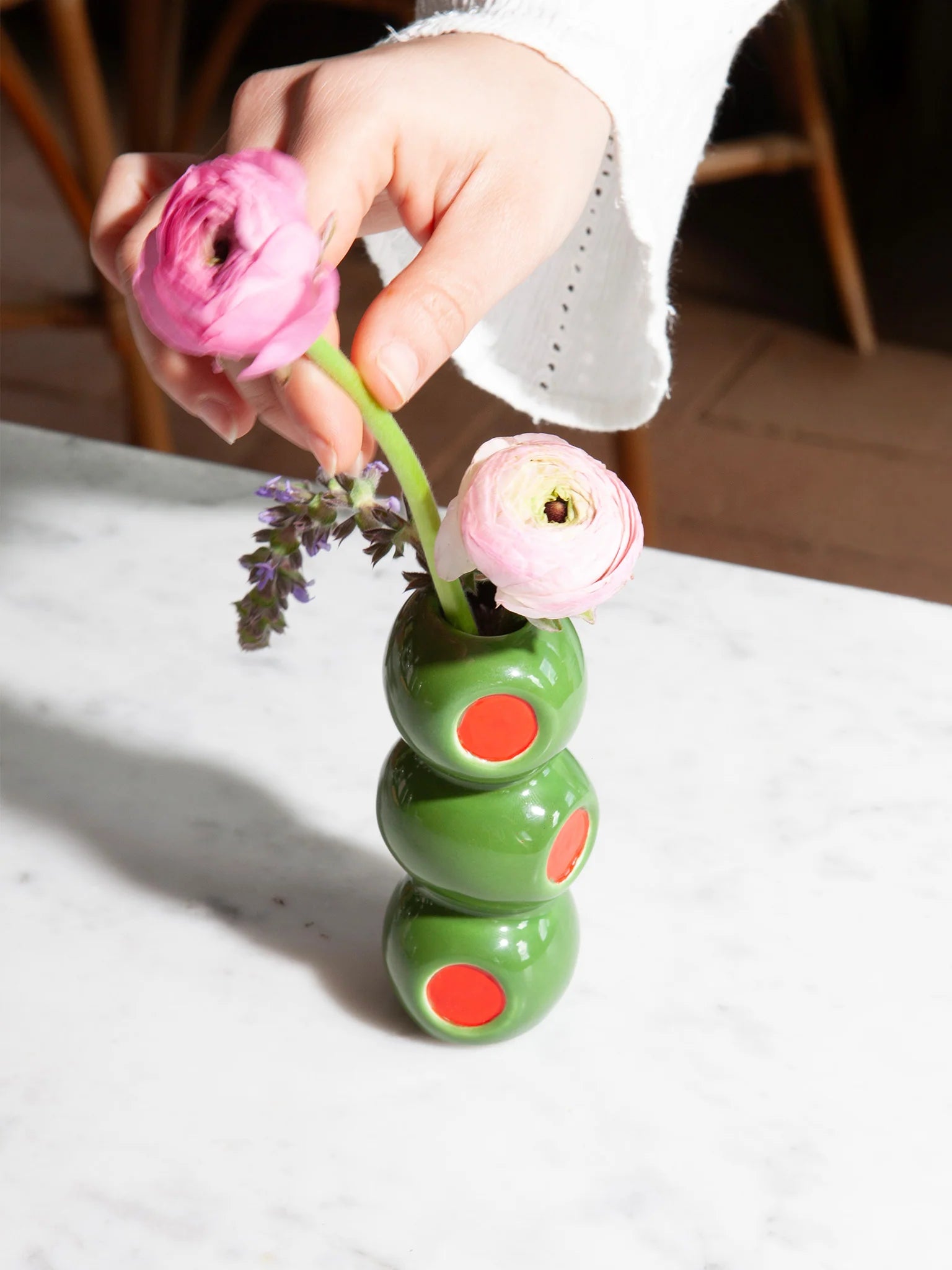 Olive Mini Vase
