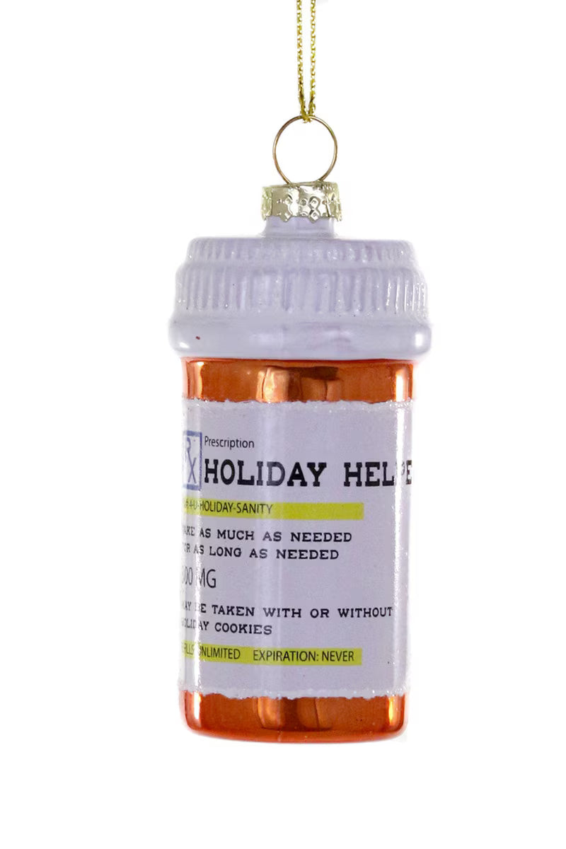 Pill Bottle Ornament