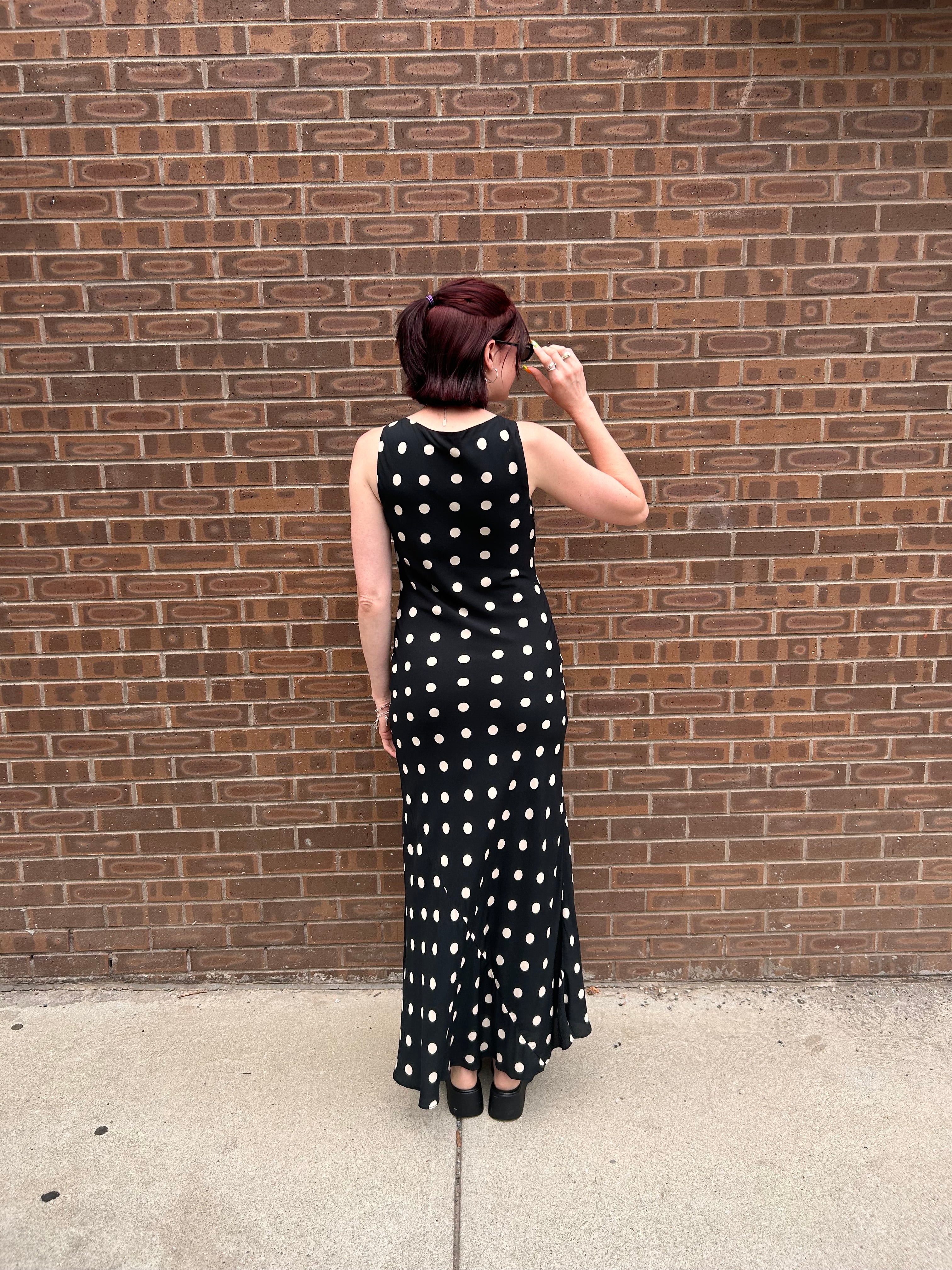 Lily Polka Dot Maxi Dress