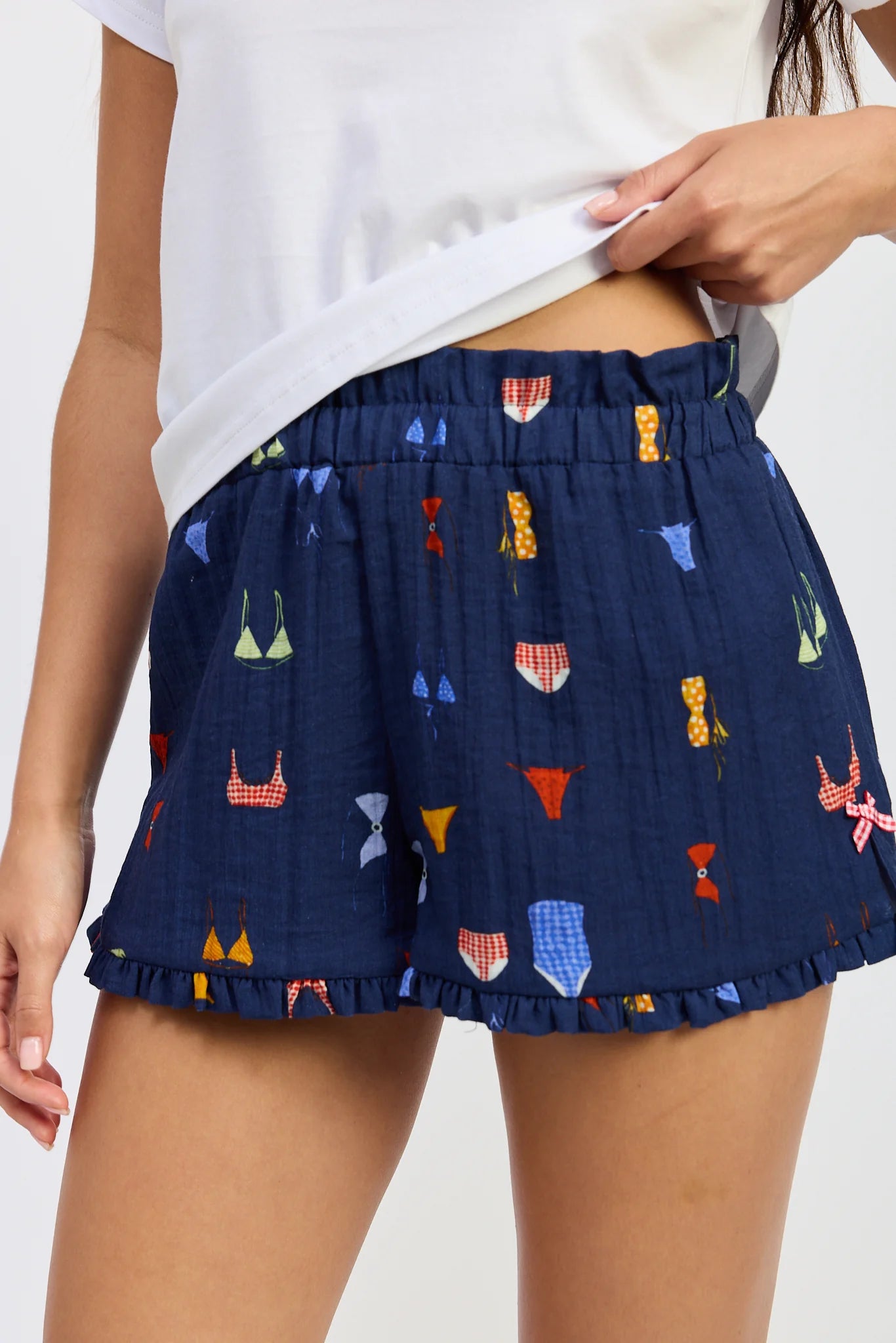 Bikini Print Shorts