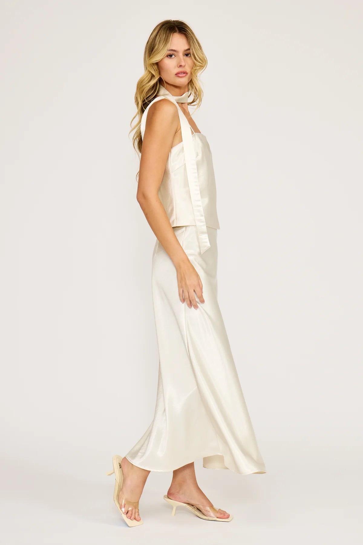 Fitz Satin Skirt