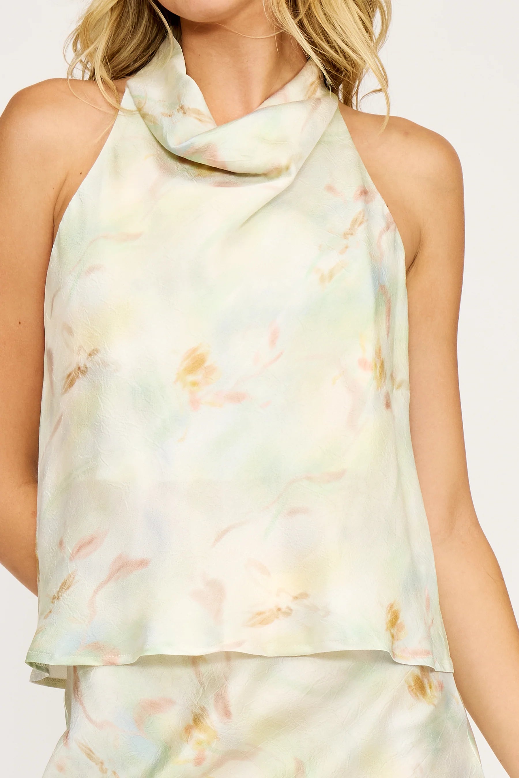 Bowie Cowl Neck Top