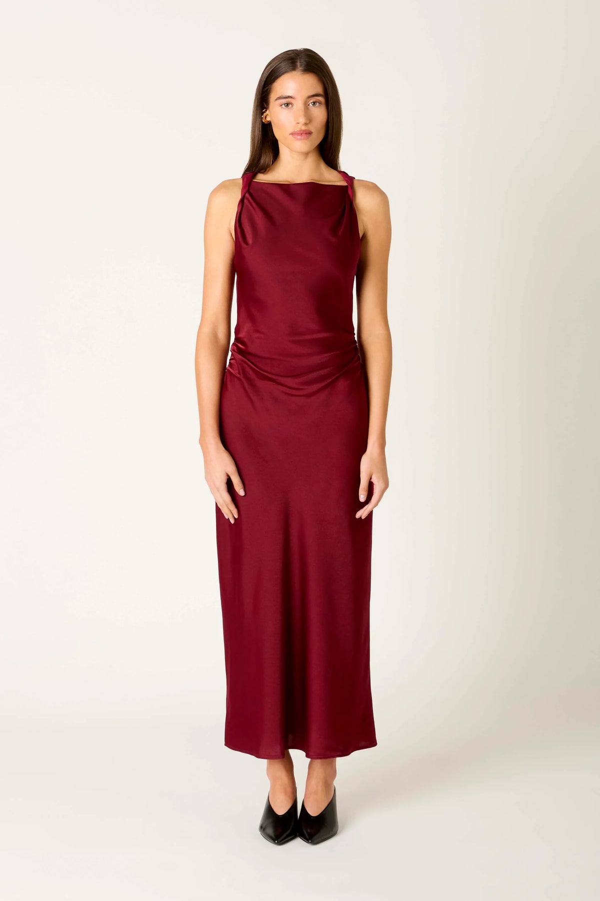Meyer Dress - Oxblood