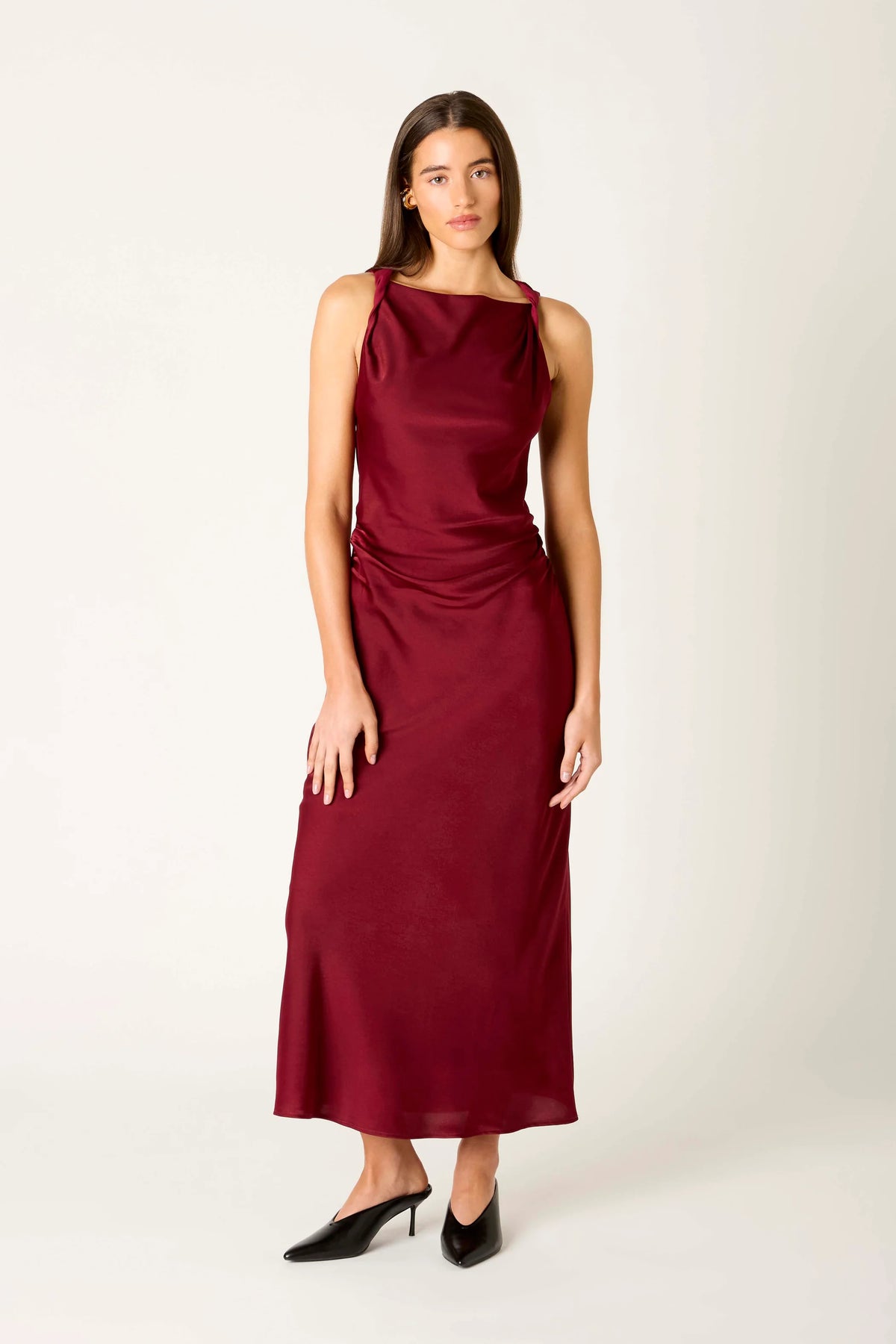 Meyer Dress - Oxblood