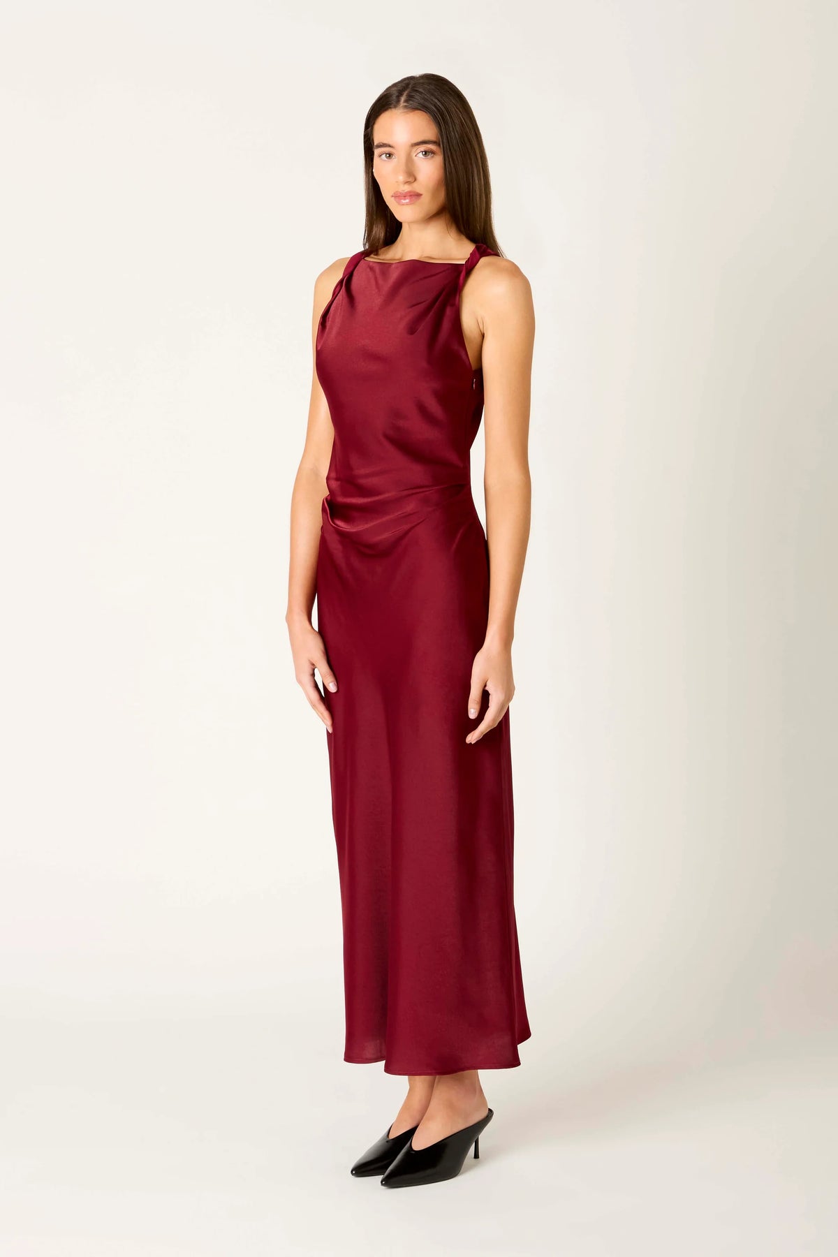 Meyer Dress - Oxblood