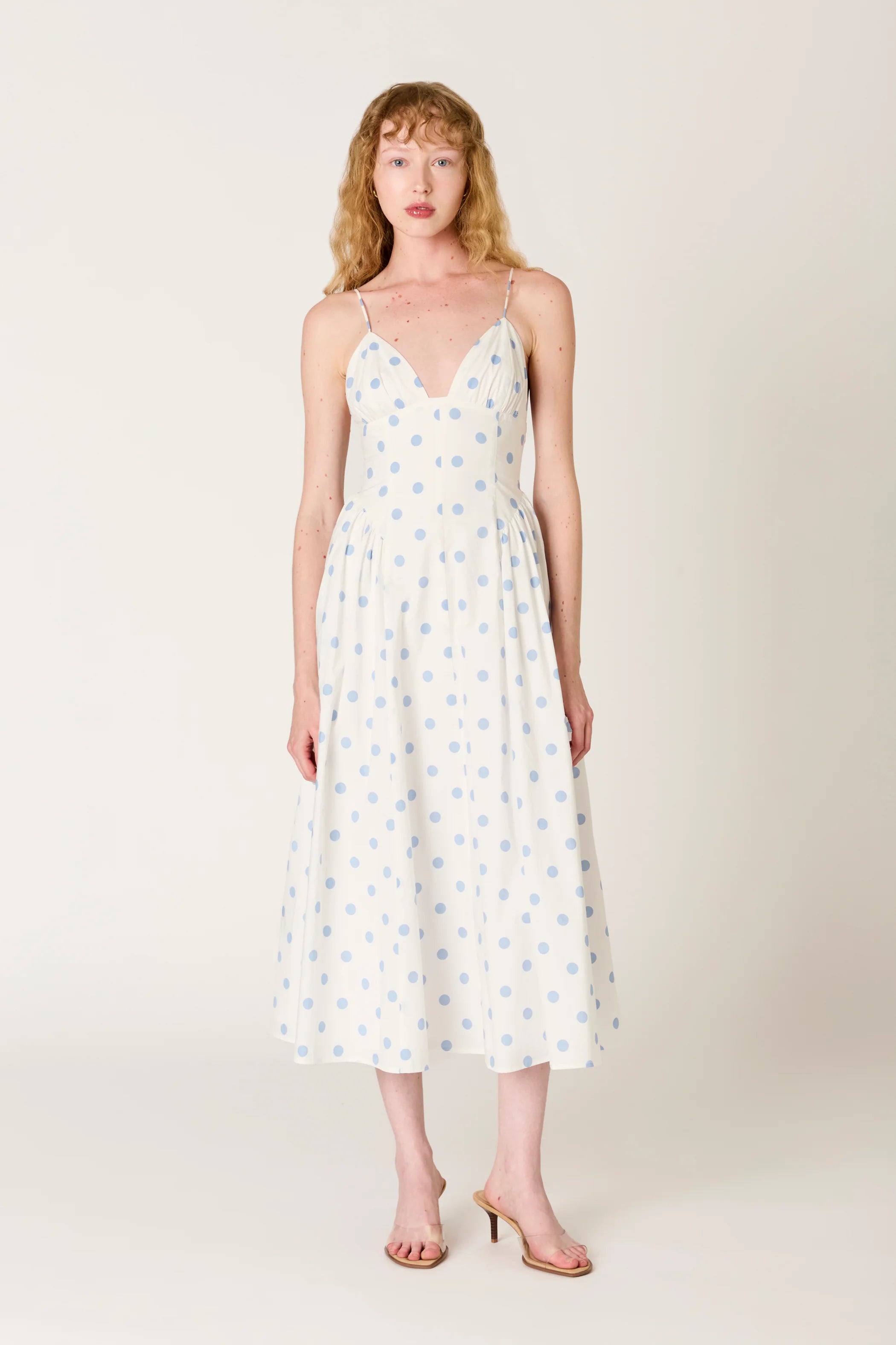 Sydney Dress - Sky Dots